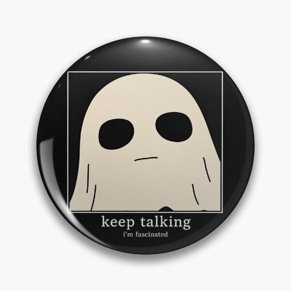 Item preview, Keep Talking I'm Fascinated Ghost Halloween designed and sold by MonkiFlipp.