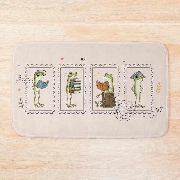 Item preview, Frog Reading Bookish Teacher Librarian, Cute Book Lover Gift for Readers designed and sold by Quiajia.
