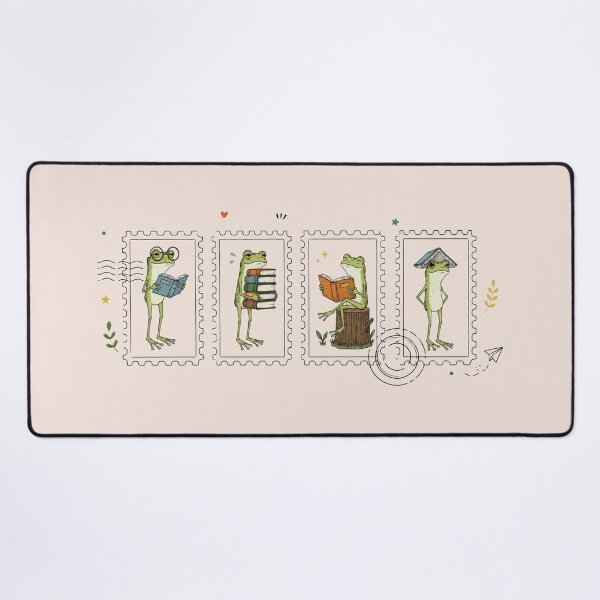Item preview, Frog Reading Bookish Teacher Librarian, Cute Book Lover Gift for Readers designed and sold by Quiajia.