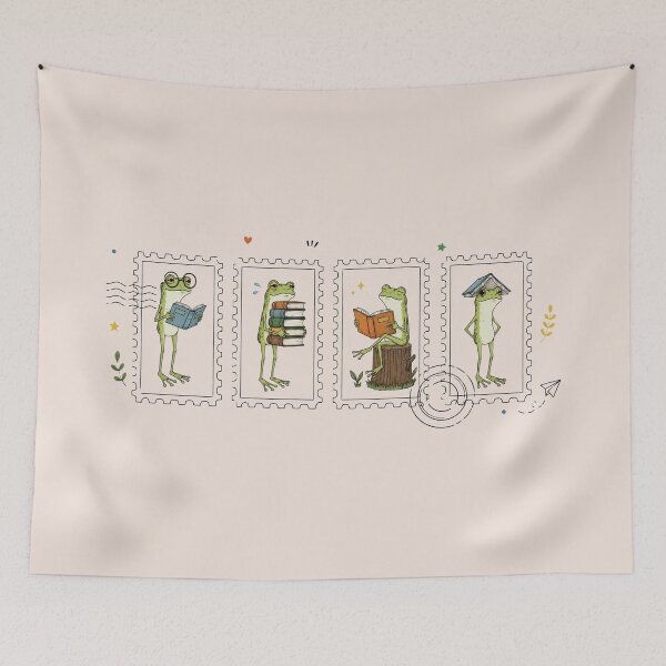 Item preview, Frog Reading Bookish Teacher Librarian, Cute Book Lover Gift for Readers designed and sold by Quiajia.