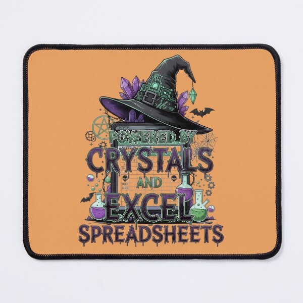 Item preview, Crystals Spreadsheet Corporate Witch Hat Graphic designed and sold by Exquisite Design Studio „Paculówka”.
