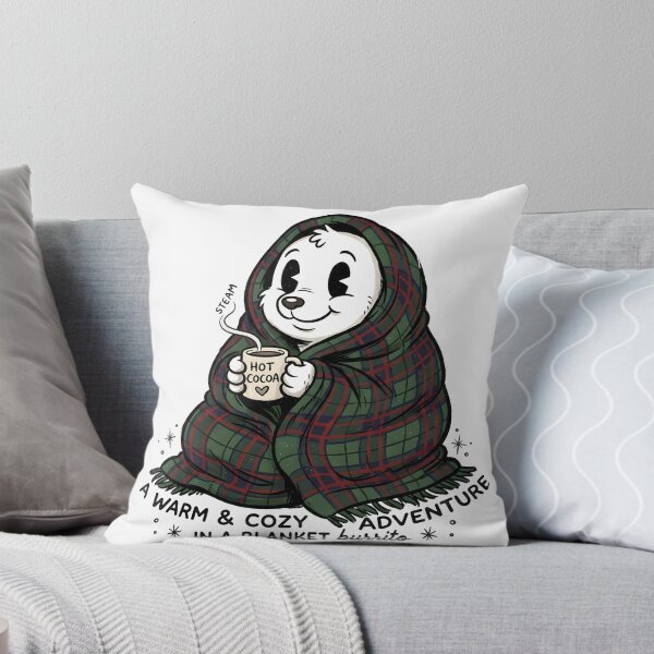 Item preview, Cozy Blanket Burrito Polar Bear Vintage 1930s designed and sold by BobaBunny76.