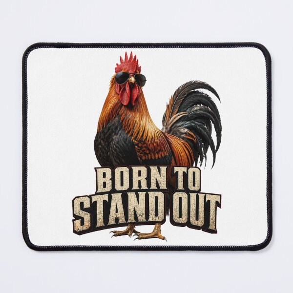 Item preview, Born to Stand Out – Badass Rooster designed and sold by Cavalier-org.