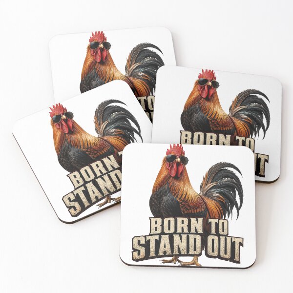 Item preview, Born to Stand Out – Badass Rooster designed and sold by Cavalier-org.