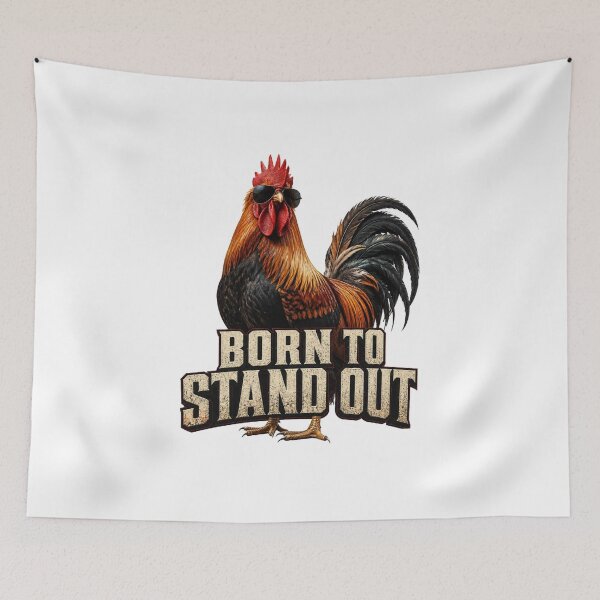 Item preview, Born to Stand Out – Badass Rooster designed and sold by Cavalier-org.