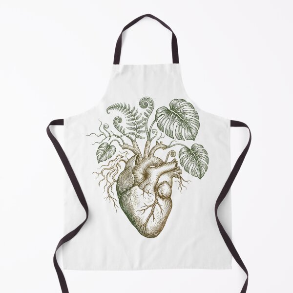 Item preview, Botanical Anatomical Heart Monstera Roots Vintage Plant Lover Art designed and sold by WorldShop17.