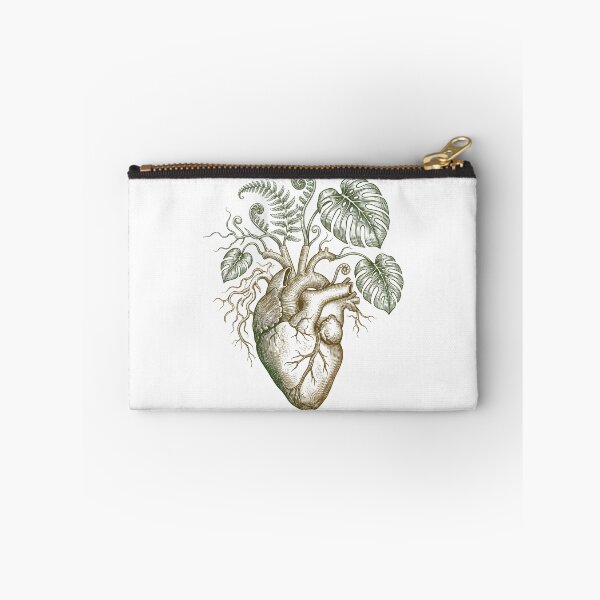 Item preview, Botanical Anatomical Heart Monstera Roots Vintage Plant Lover Art designed and sold by WorldShop17.