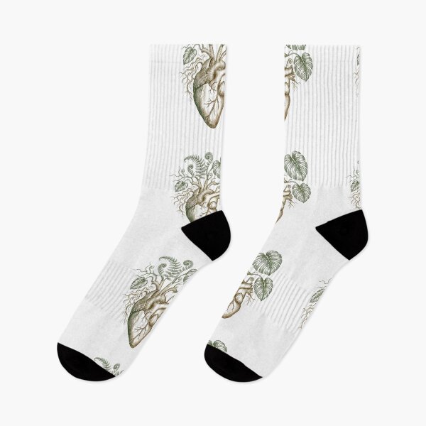 Item preview, Botanical Anatomical Heart Monstera Roots Vintage Plant Lover Art designed and sold by WorldShop17.