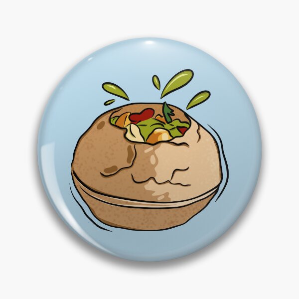 Item preview, Pani puri designed and sold by ItiSharmaArt.