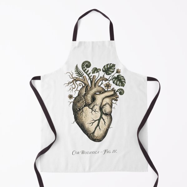 Item preview, Botanical Anatomical Heart Monstera Roots Vintage Plant Lover Art designed and sold by WorldShop17.