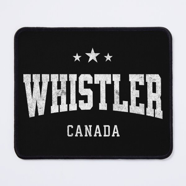 Item preview, Whistler Canada Vintage Varsity Distressed Retro College Travel Design designed and sold by NiceTeeClub.