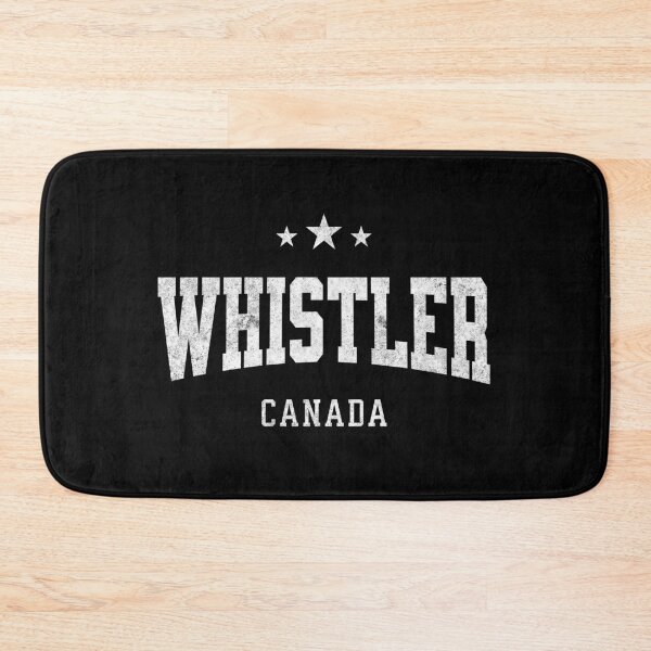 Item preview, Whistler Canada Vintage Varsity Distressed Retro College Travel Design designed and sold by NiceTeeClub.