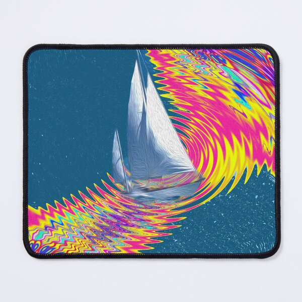 Item preview, Psychedelic Sailboat Summer Voyage designed and sold by Vita-Kvitash.