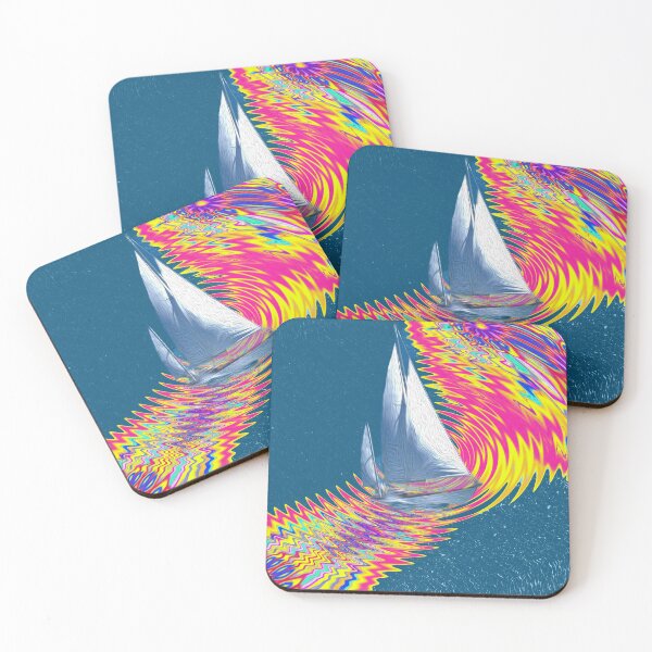 Item preview, Psychedelic Sailboat Summer Voyage designed and sold by Vita-Kvitash.