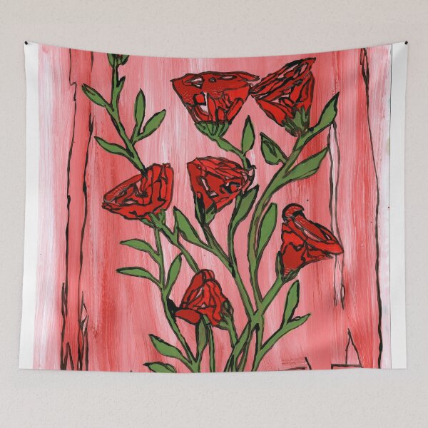 Item preview, Crimson Bloom: Raw Botanical Rhythms designed and sold by Dwaalhaas.com.