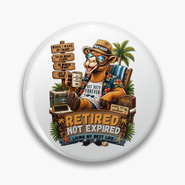 Item preview, RETIRED – HUMP DAYS ARE OVER - Funny Retirement Camel T-Shirt designed and sold by Camel & Quirk.