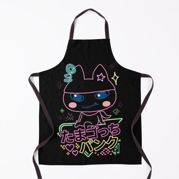 Item preview, Cyberpunk Neon Virtual pet Punk Character: Japanese Typography Sign Art designed and sold by CuteKats.