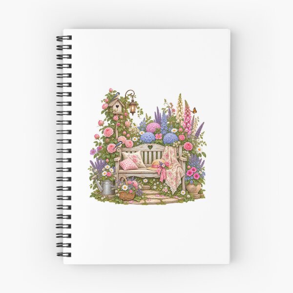 Item preview, Vintage Cottage Garden Bench designed and sold by AuudiVasustudio.
