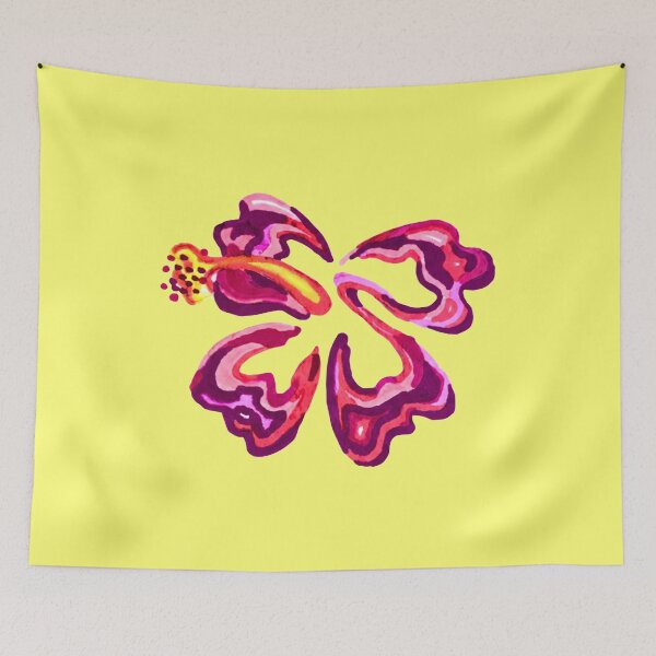 Item preview, Flor de bayas - Hibisco ciruela y magenta botánico designed and sold by olivescrafty.