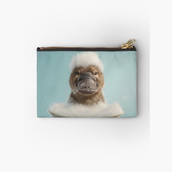 Item preview, Baby Platypus Bubble Bath Cute Nursery Bathroom Wall Art designed and sold by LazyOwlStore.