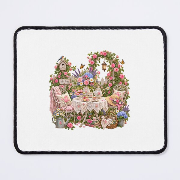 Item preview, Enchanted Cottage Garden Tea Party designed and sold by AuudiVasustudio.