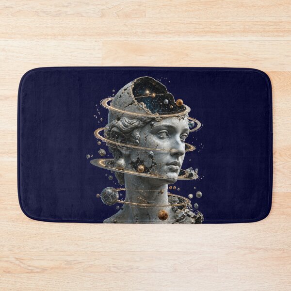 Item preview, Cosmic Greek Statue - Surreal Universe & Planets Vaporwave Aesthetic designed and sold by SVox.