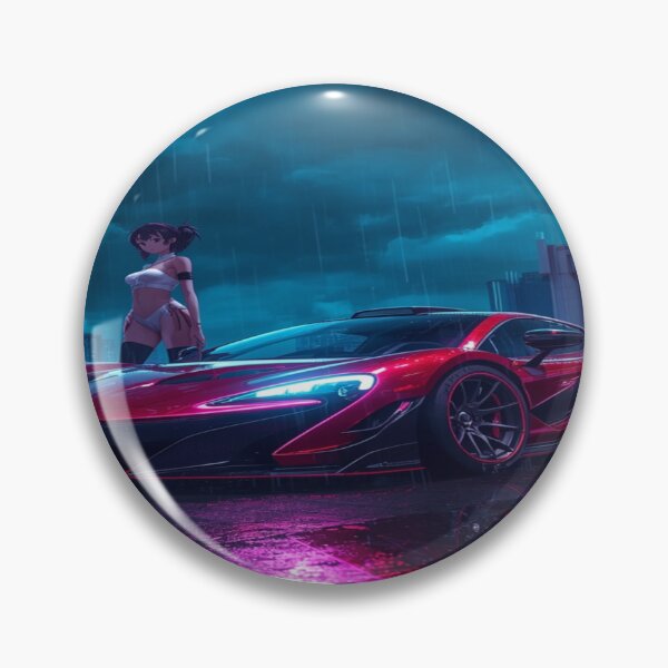 Item preview, Cyberpunk - Intense Red Neon Art designed and sold by JMAVILA ART.
