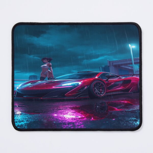 Item preview, Cyberpunk - Intense Red Neon Art designed and sold by JMAVILA ART.
