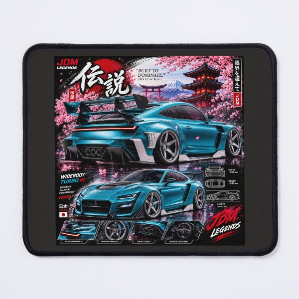 Item preview, JDM Legends Teal Widebody Japanese Racing Art designed and sold by BeyondLimitsNow.