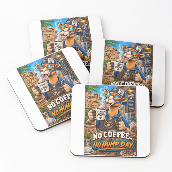 Item preview, NO COFFEE NO HUMP DAY - Funny Coffee Camel T-Shirt designed and sold by Camel & Quirk.