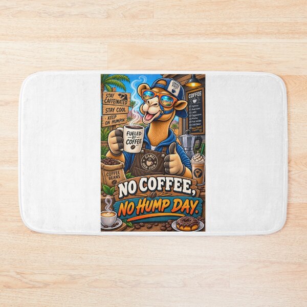 Item preview, NO COFFEE NO HUMP DAY - Funny Coffee Camel T-Shirt designed and sold by Camel & Quirk.