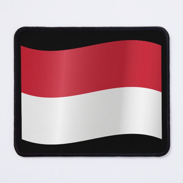 Item preview, Indonesian Waving Flag Indonesian Pride Design designed and sold by yazdogs.