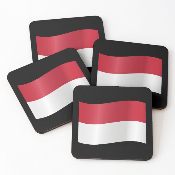Item preview, Indonesian Waving Flag Indonesian Pride Design designed and sold by yazdogs.