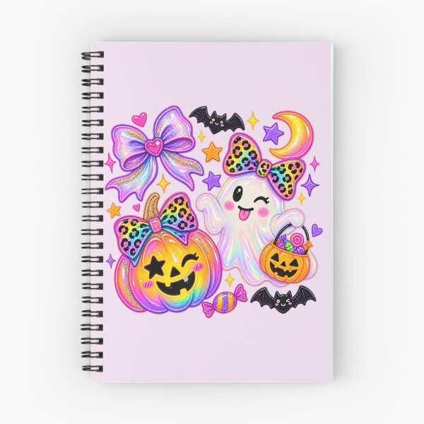 Item preview, Preppy Rainbow Leopard Ghost Colorful Halloween, Cute Girls Spooky Gift designed and sold by Quiajia.