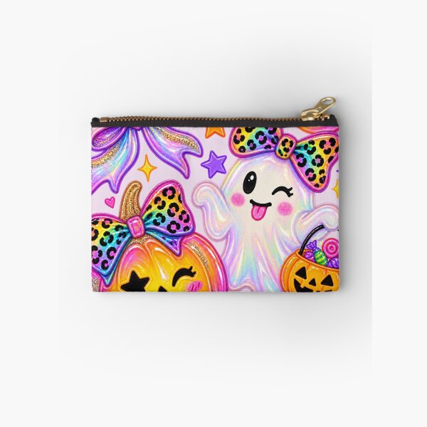 Item preview, Preppy Rainbow Leopard Ghost Colorful Halloween, Cute Girls Spooky Gift designed and sold by Quiajia.
