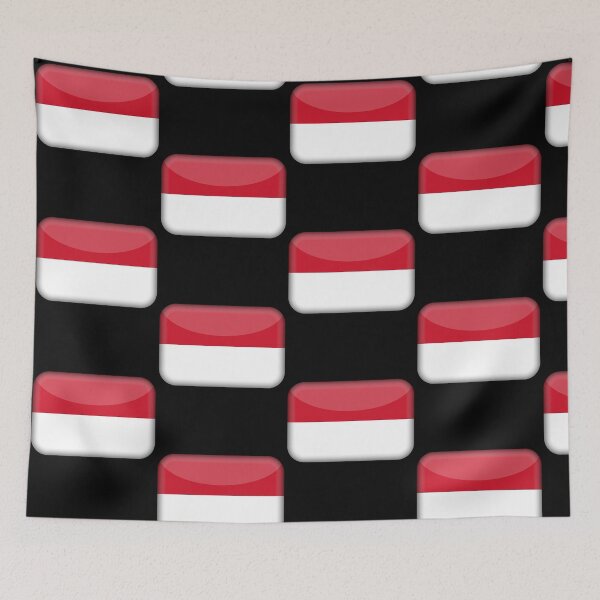 Item preview, Indonesian 3D Flag Indonesian Pride Design designed and sold by yazdogs.