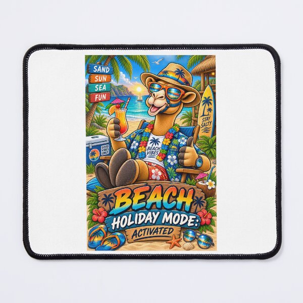 Item preview, Funny Beach Holiday Camel - Cool Funny Beach Camel T-Shirt designed and sold by Camel & Quirk.