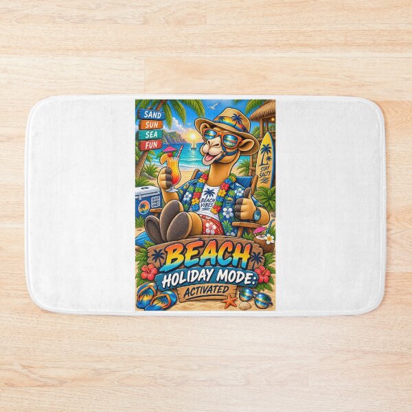 Item preview, Funny Beach Holiday Camel - Cool Funny Beach Camel T-Shirt designed and sold by Camel & Quirk.