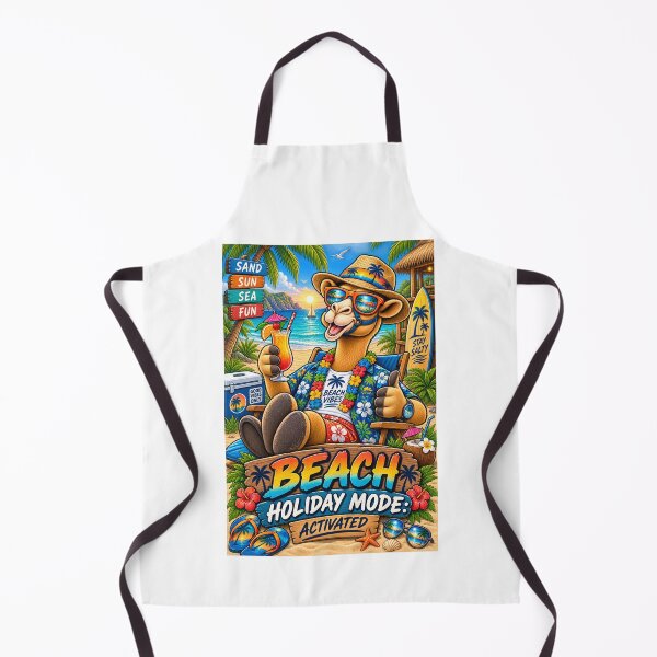 Item preview, Funny Beach Holiday Camel - Cool Funny Beach Camel T-Shirt designed and sold by Camel & Quirk.