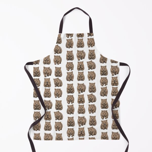 Item preview, playful wombats-themed décor and accessories designed and sold by BRETT'S ART STUDIO.