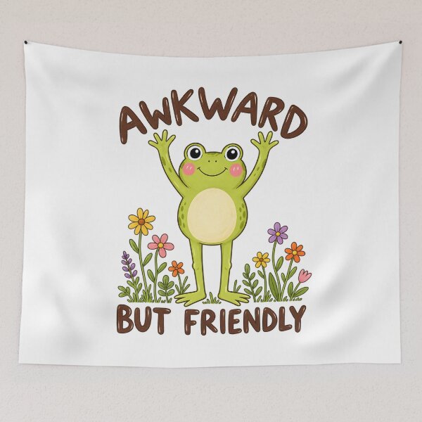 Item preview, Awkward But Friendly Frog designed and sold by a-turner-paint.