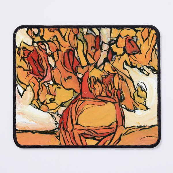 Item preview, Sunflowers Reimagined: Vincent’s Golden Flame designed and sold by Dwaalhaas.com.