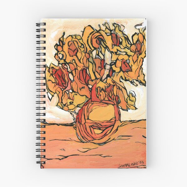 Item preview, Sunflowers Reimagined: Vincent’s Golden Flame designed and sold by Dwaalhaas.com.