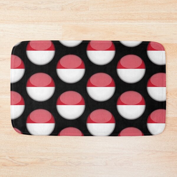 Item preview, Indonesian 3D Round Flag Indonesian Pride Design designed and sold by yazdogs.
