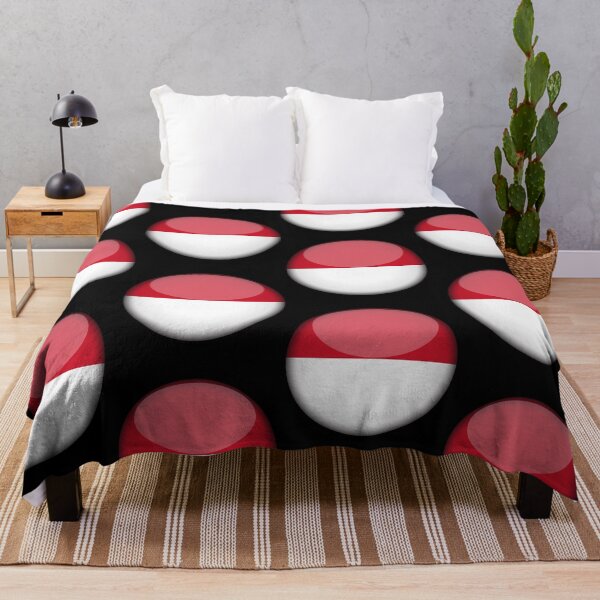 Item preview, Indonesian 3D Round Flag Indonesian Pride Design designed and sold by yazdogs.