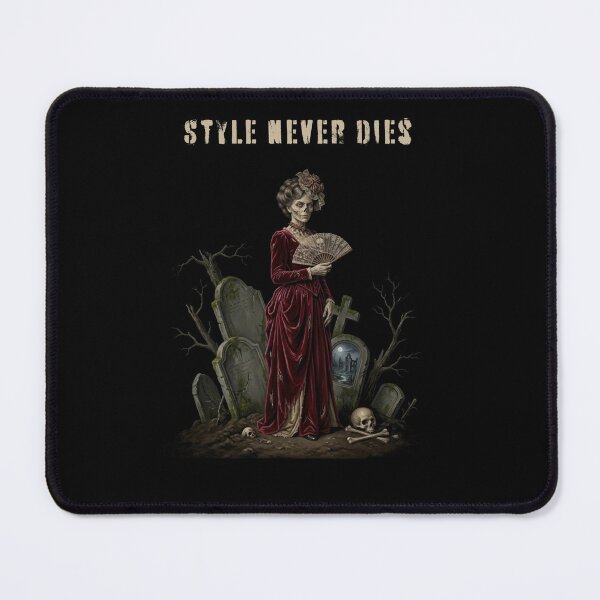 Item preview, Style Never Dies - Victorian Zombie Lady Gothic Macabre Art Print designed and sold by FreiherrPK.