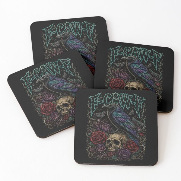 Item preview, Gothic Raven Skull & Roses Dark Floral Art designed and sold by WILLIAMS-BR.