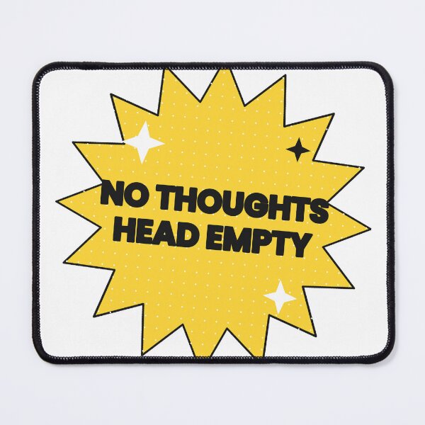 Item preview, Thoughts Head Empty Sticker designed and sold by Utibe123.
