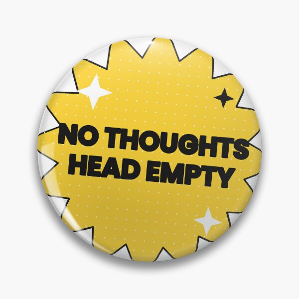 Item preview,  Thoughts Head Empty Sticker designed and sold by Utibe123.