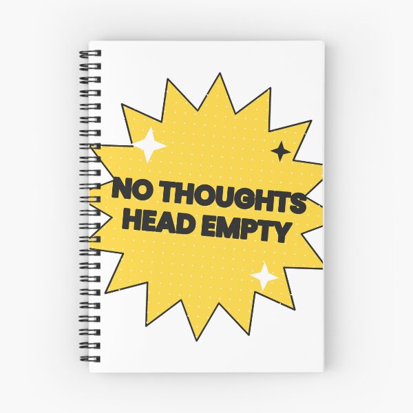 Item preview,  Thoughts Head Empty Sticker designed and sold by Utibe123.